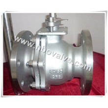 CF8m 2 Pieces Floating Flanged Ball Valve (2"-300LB)